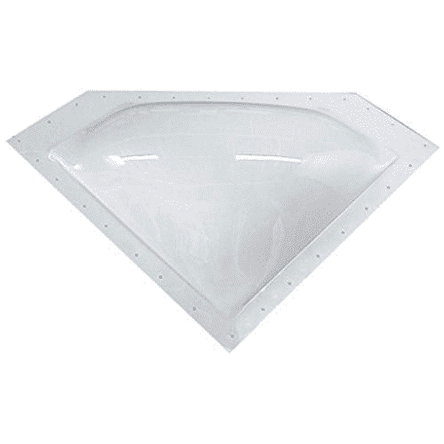 SR Specialty Recreation NSL2810W Neo Angle Single Pane Exterior Skylight - White, 28" x 10"