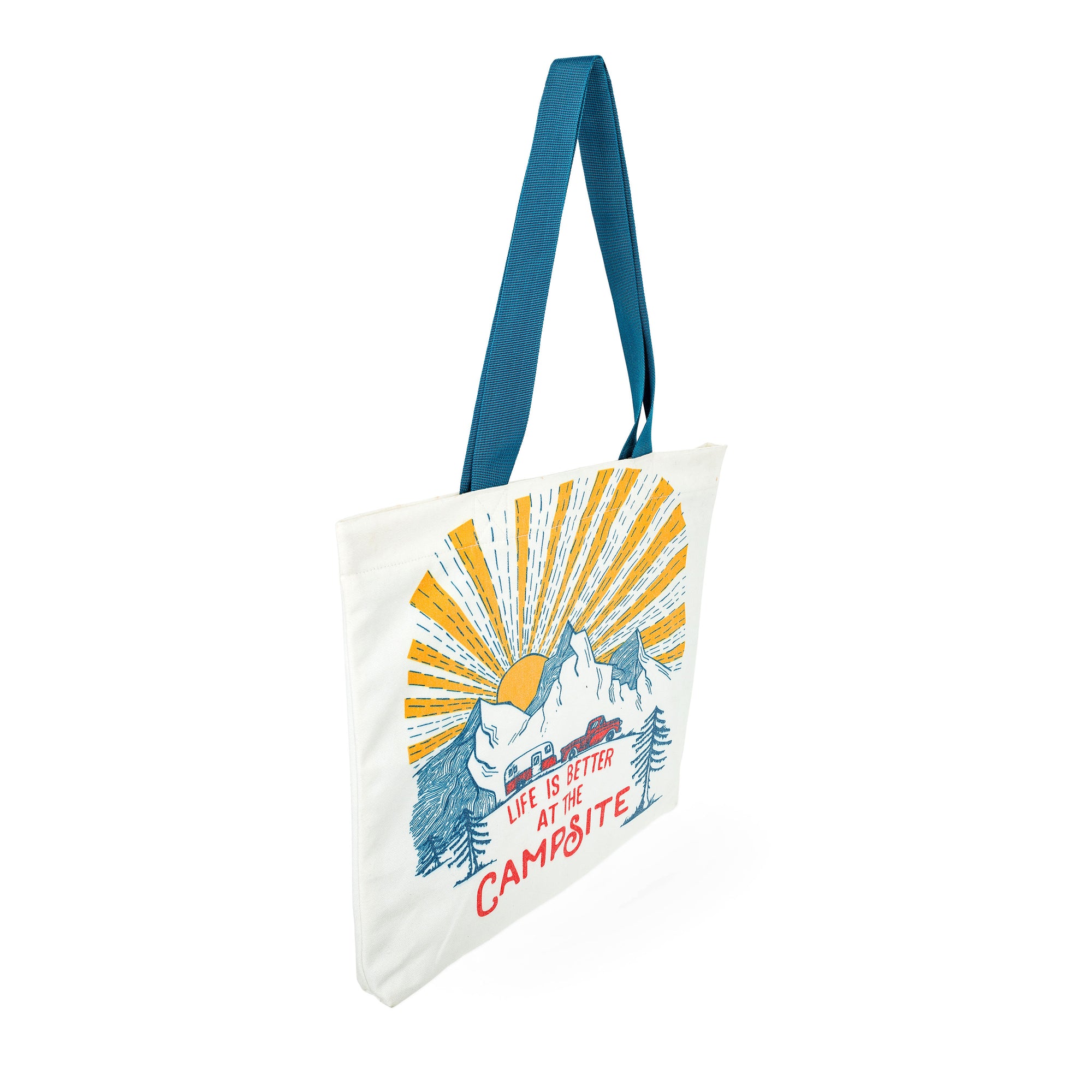 Camco 53268 "Life is Better at the Campsite" Tote Bag - Sunrise