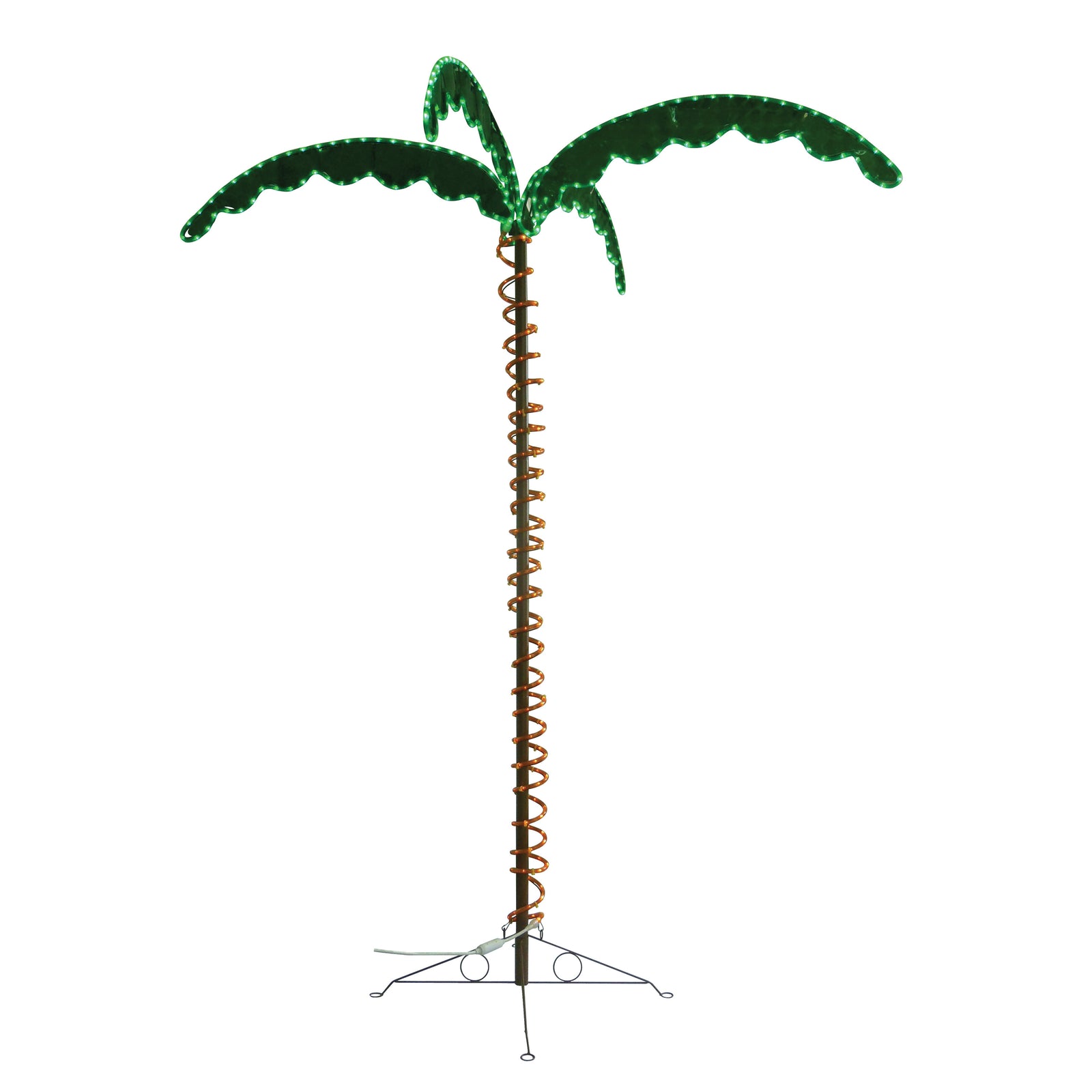 Ming's Mark 8080104 Green LongLife Decorative Palm Tree Rope Lights - 7'