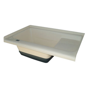 Icon 00475 Sit-In Step Tub with Right Hand Drain TU500RH - Colonial White