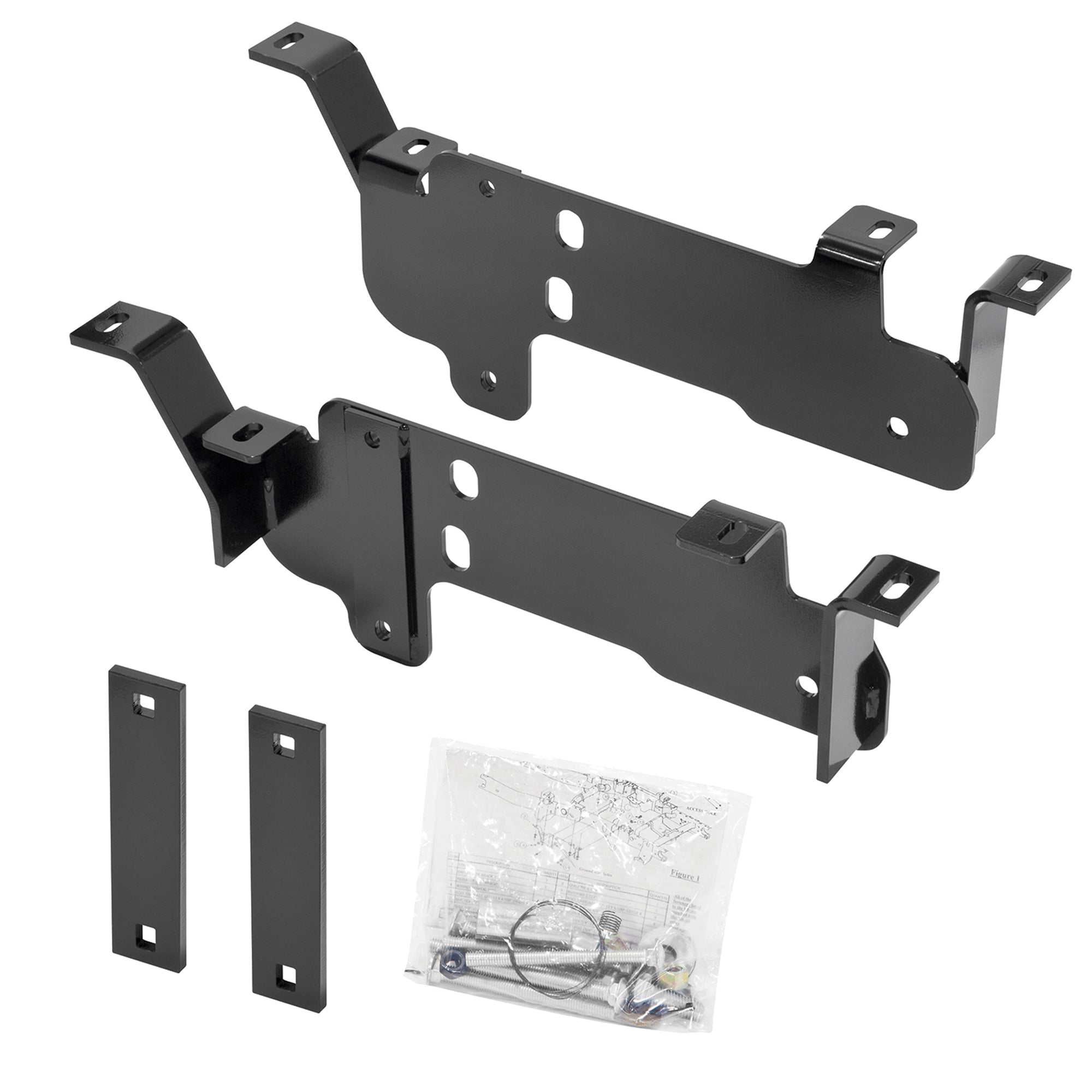 Reese 56010 Outboard Fifth Wheel Trailer Hitch Brackets Only for 2013-2020 RAM 3500 Trucks