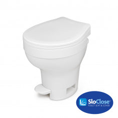 Thetford 31839 Aqua-Magic VI Permanent Toilet with Hand Sprayer - High Profile, White