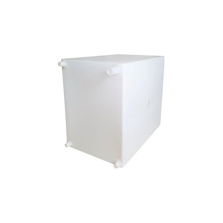 Icon 12737 Fresh Water Tank with 1/2" FTP and 1-1/4" Filler WT2473 - 22" x 20" x 15", 26 Gallon