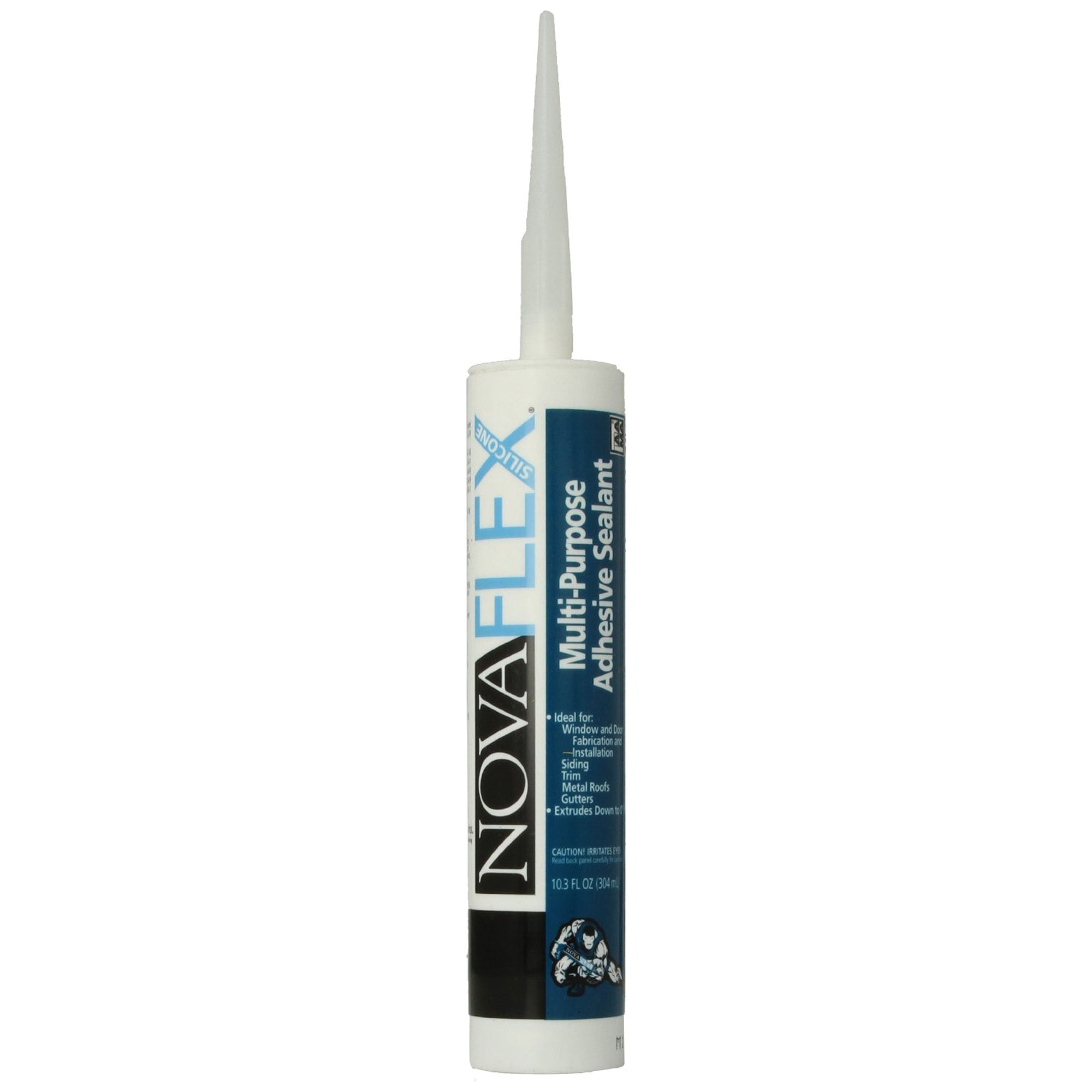 Novagard 02-MX001050 NovaFlex Multi-Purpose Adhesive Sealant - 10.3 oz., Antique White