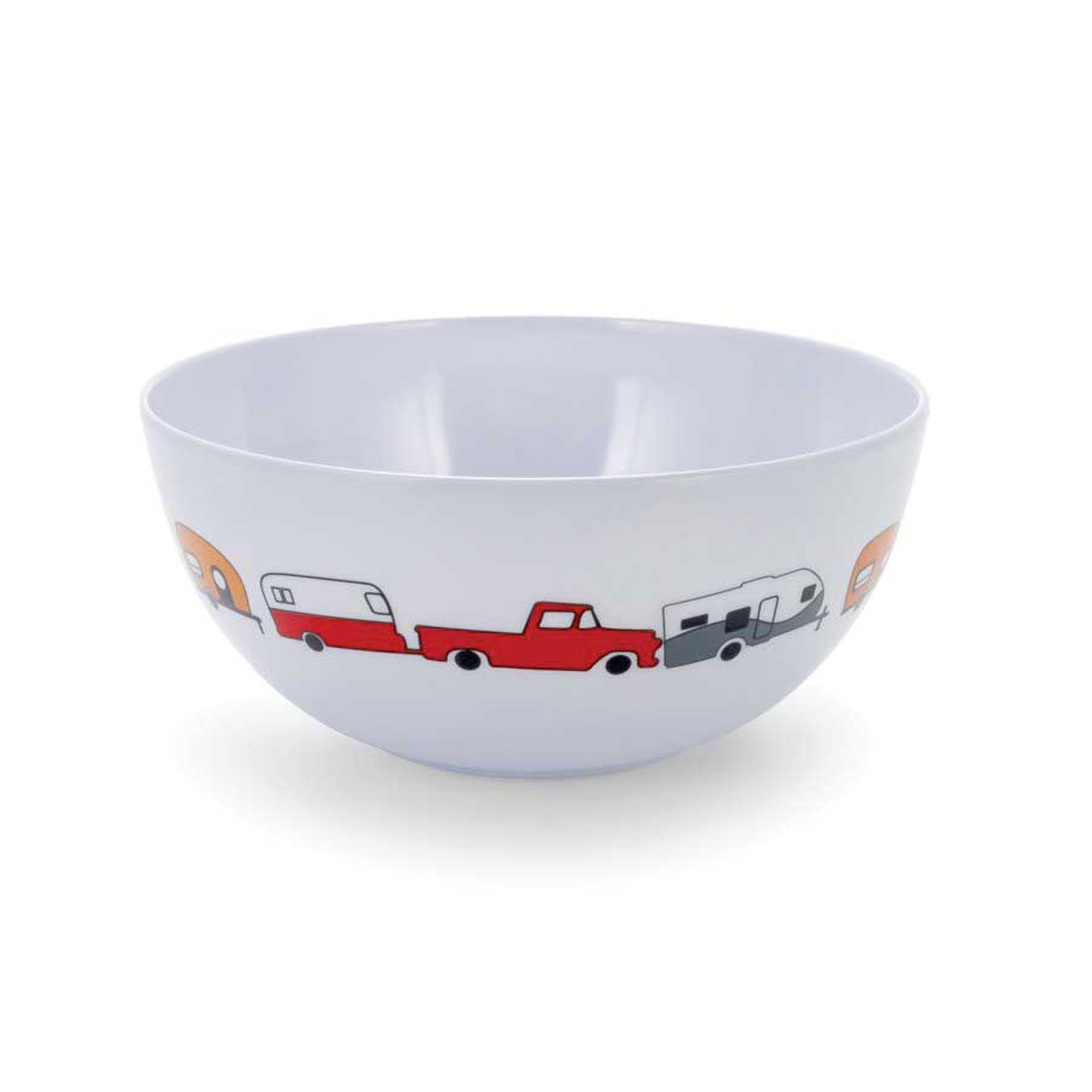Camco 53222 Life is Better at the Campsite Bowl - RV Pattern, 1 Pack
