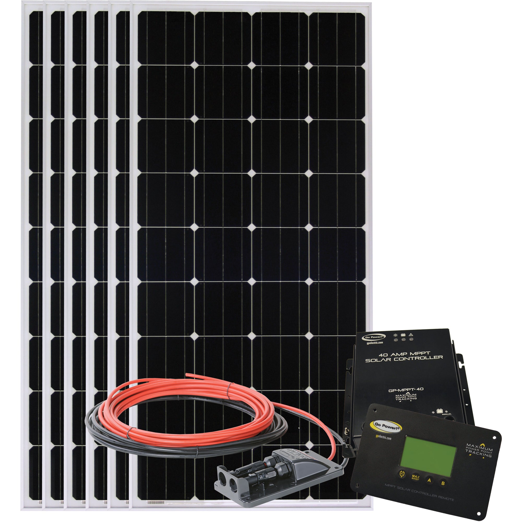 Go Power! SOLAR AE-6 Solar All-Electric Kit - 1140 Watt, 9.3 Amp