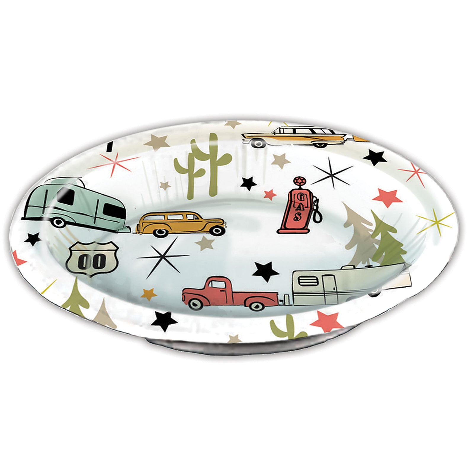 Camp Casual CC-007RB Road Trip Eco-Friendly Paper Bowls - 20 oz., Pack of 24