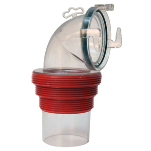 Valterra F02-3112 EZ Coupler 90° Bayonet Sewer Fitting - Red