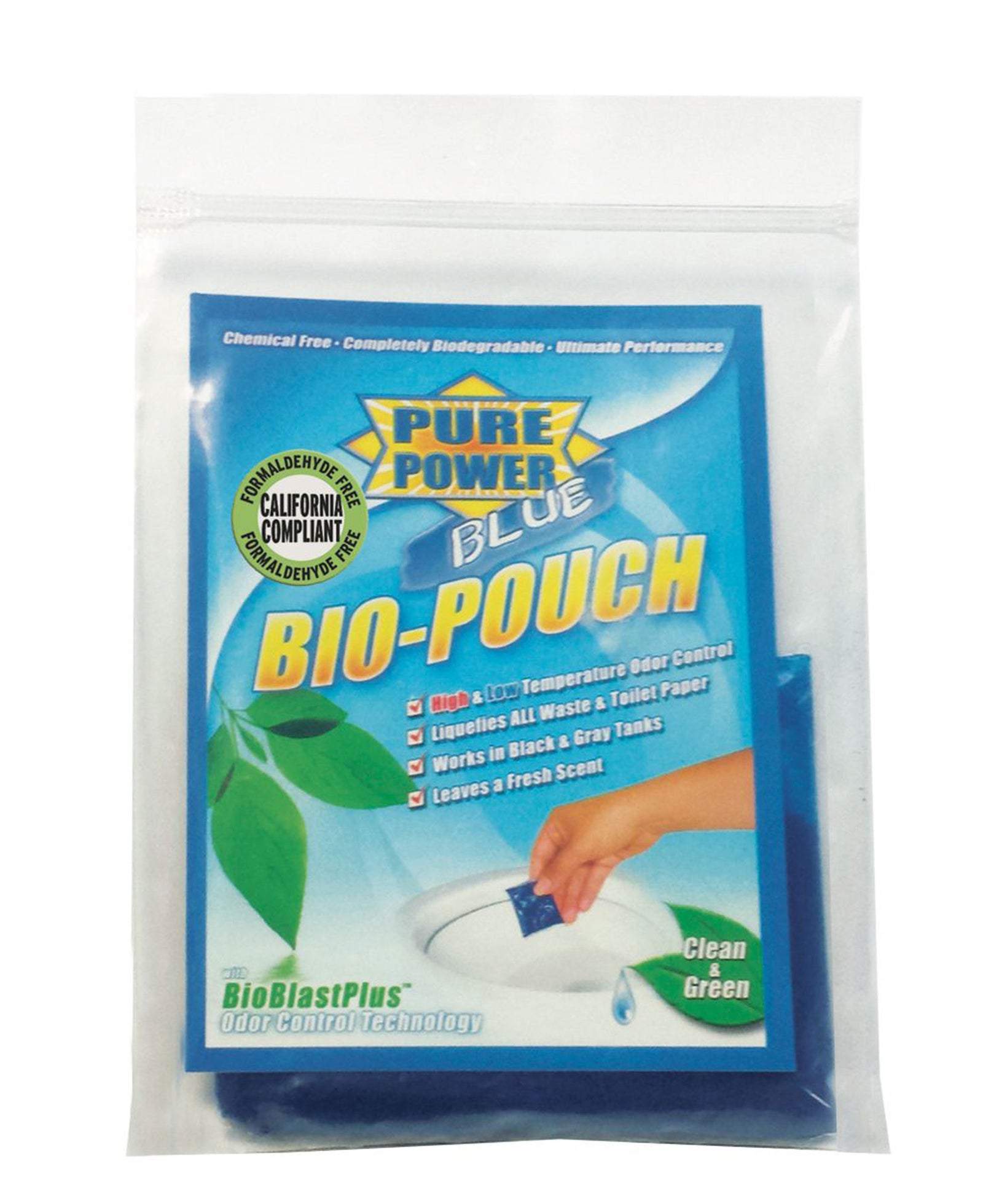 Valterra V23447 Pure Power Blue Waste Digester & Odor Eliminator Drop-Ins - Trail Size