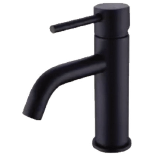 Empire Faucets VF77BMT-A 6-3/4" RV Bathroom Metal Vessel Faucet with Optional Deckplate - Black Matte