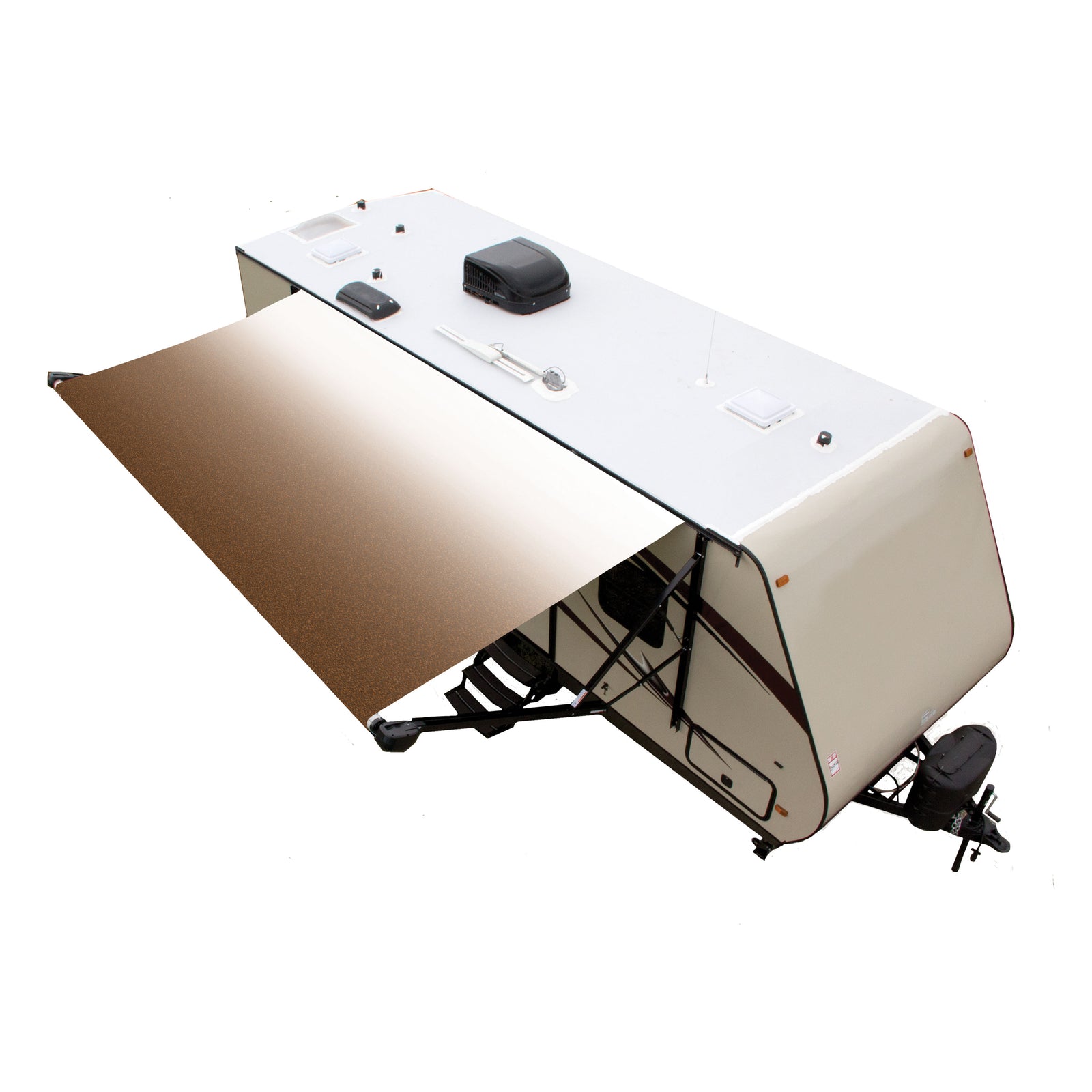 Lippert V000266033 Solera Standard Power/Manual Roller Assembly WHWG - 21', Sand Fade