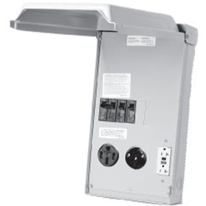 Midwest Electric U075CTL010 Unmetered Surface Power Outlets - 100A, Triple W/ GFCI & Circuit