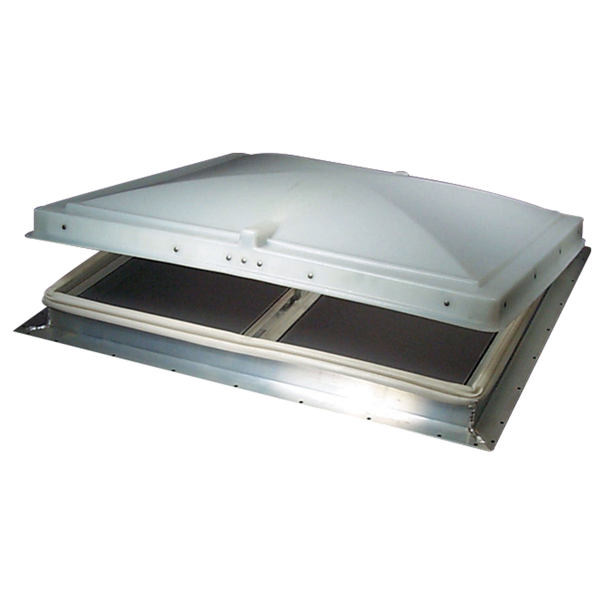 Ventline BVC0573-31-04 Removable Radius Corner Screen Kit for Ventadome Manual Lift RV Roof Vents - Birch White
