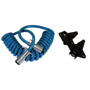 Blue Ox BX8862 6-Wire Coiled Electrical Cable Extension