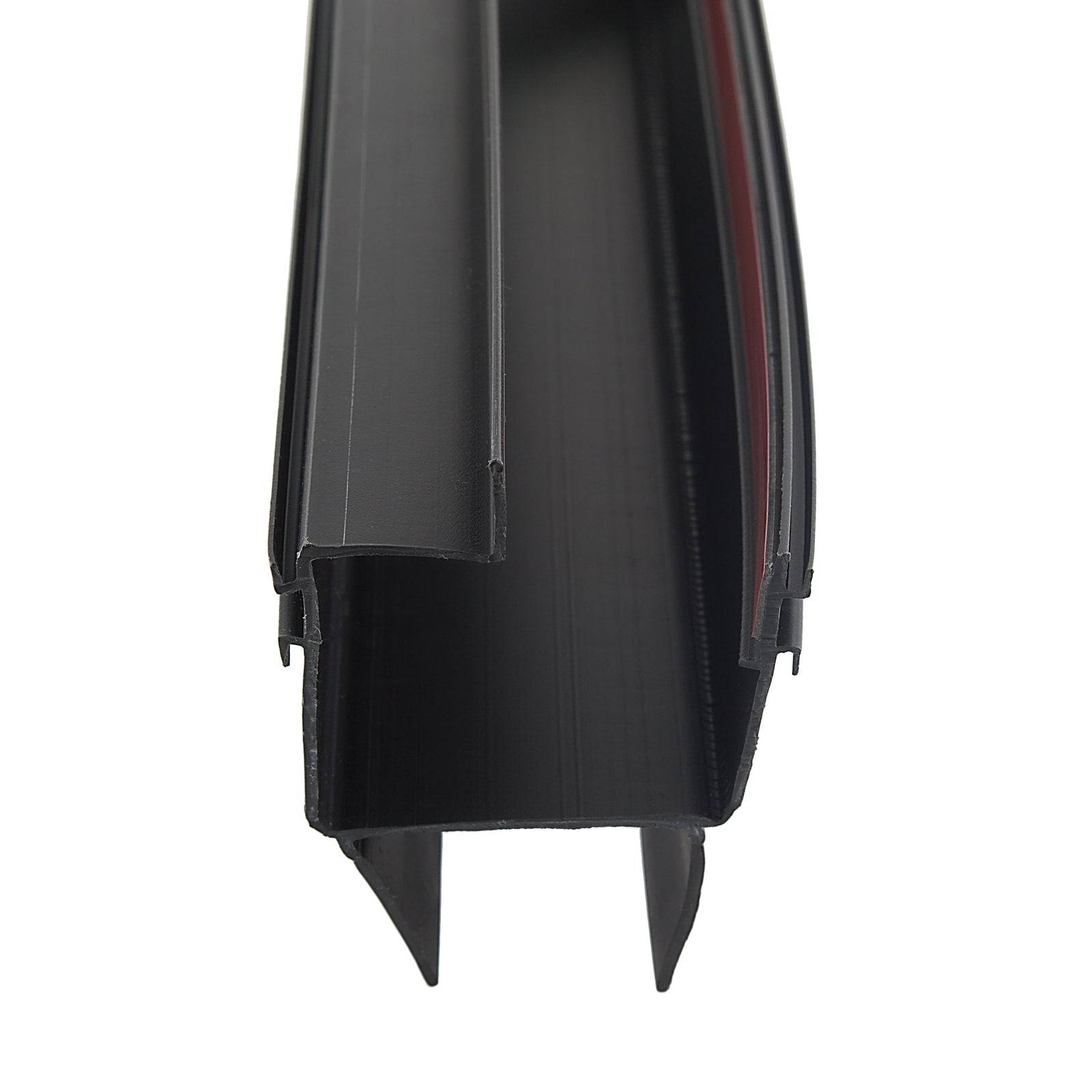 AP Products 018-1470-84 Black 1-3/8" EK Cap Slide-Out Seal with 1-1/2" Wall Jamb - 4-3/8" x 2-5/8" x 7'