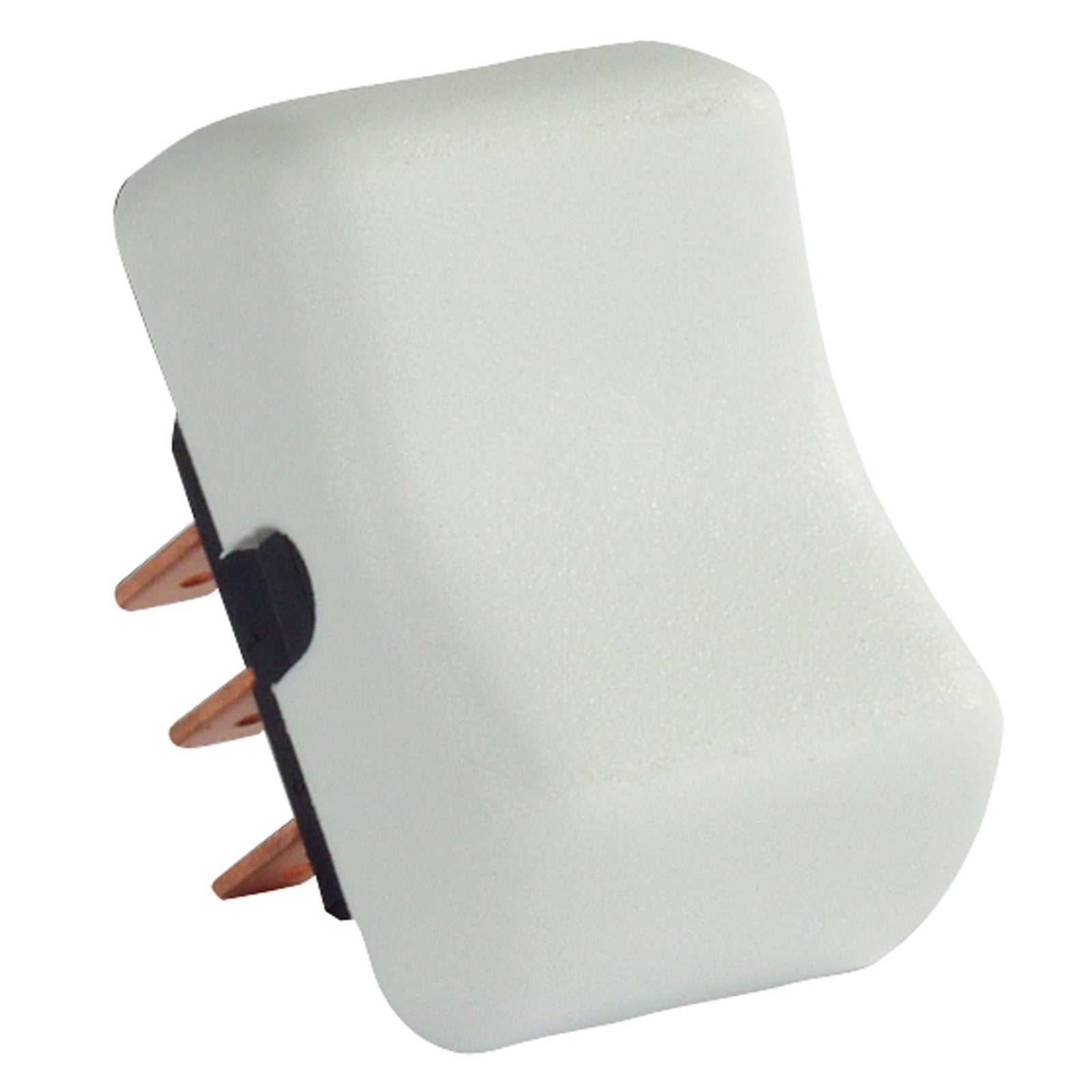 JR Products 13005 DPDT Mom-On/Off/Mom-On Switch - White