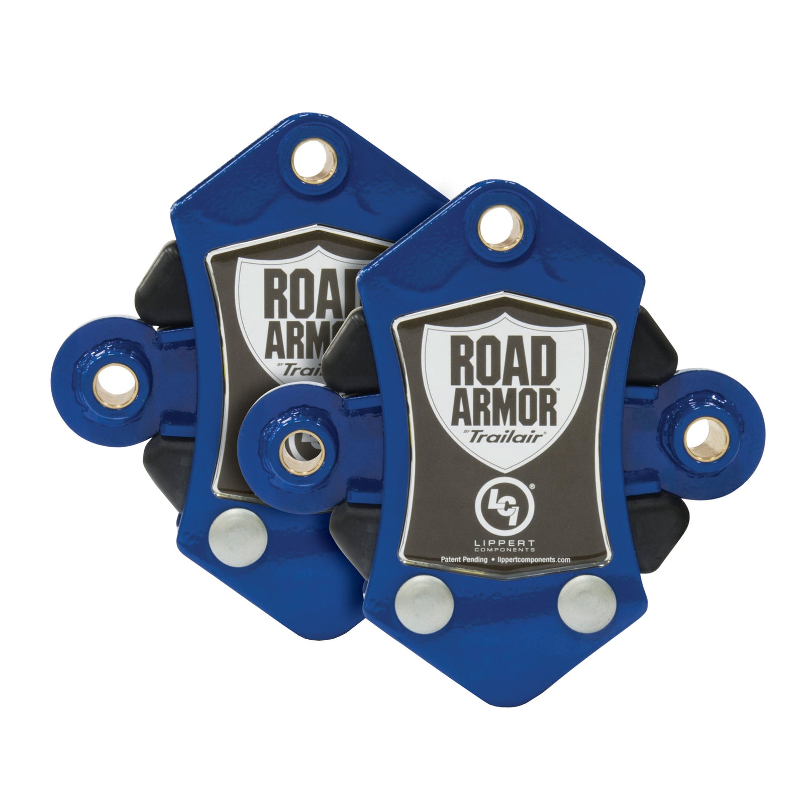 Lippert 2021015191 Road Armor Shock-Absorbing Trailer Equalizer Kit - Tandem Axle Configuration (3,500 to 8,000 lbs.), Blue
