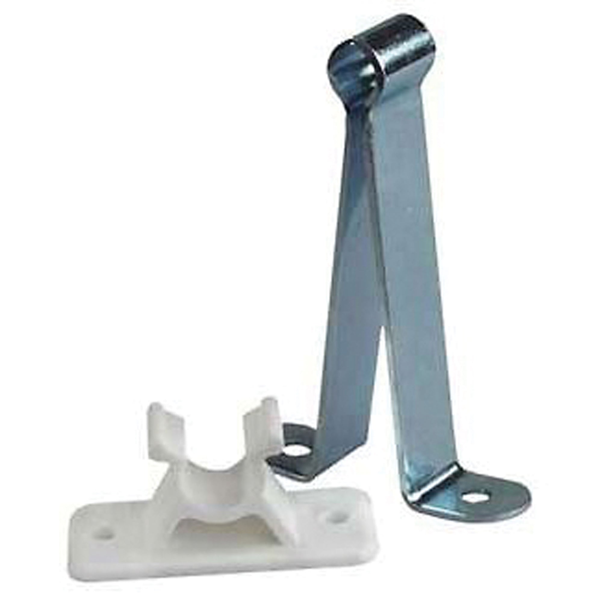 JR Products 10545 C-Clip Style Door Holder - 3", Metal/Plastic Combo