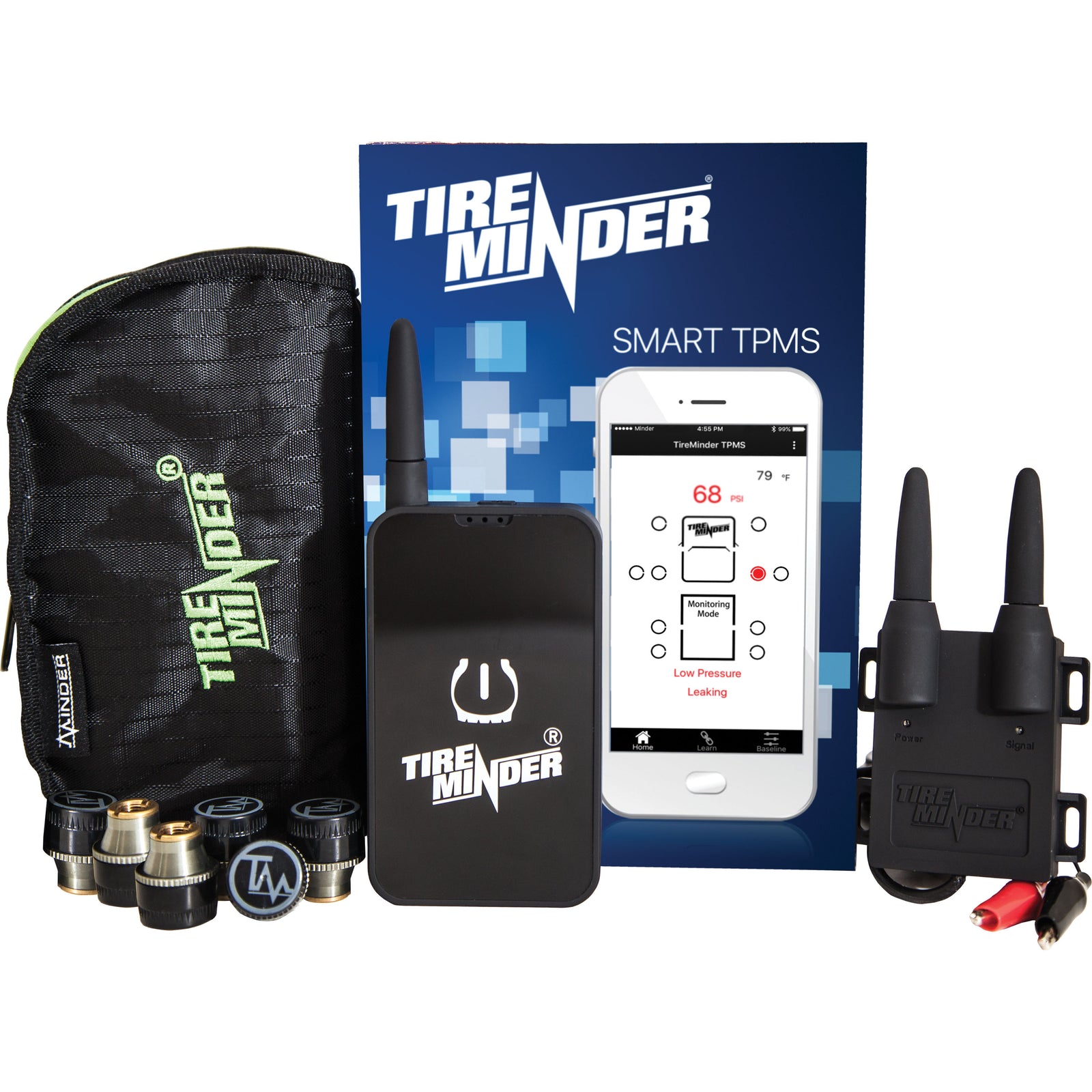 Minder TPMS-APP-6 Smart TPMS with 6 Transmitters