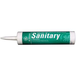 GE SCS-1702 Mildew-Resistant Sanitary Sealant - White