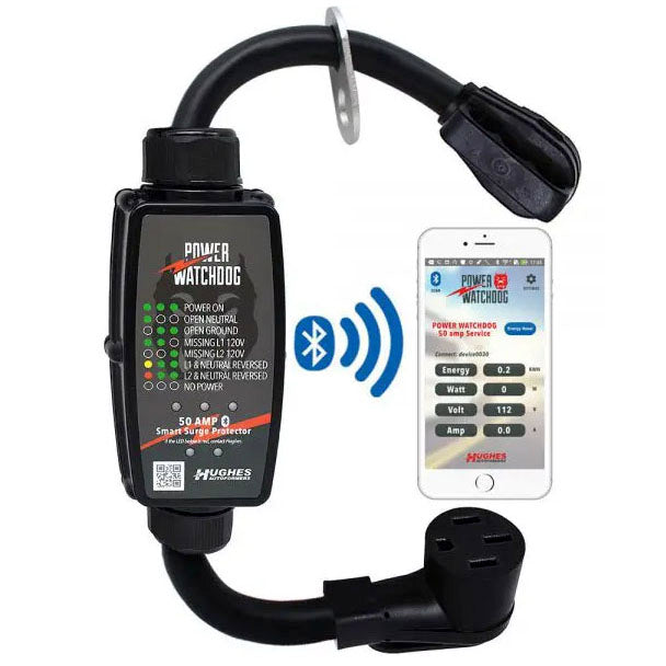 Hughes Autoformers PWD30 Portable Bluetooth Surge Protector - 30 Amp
