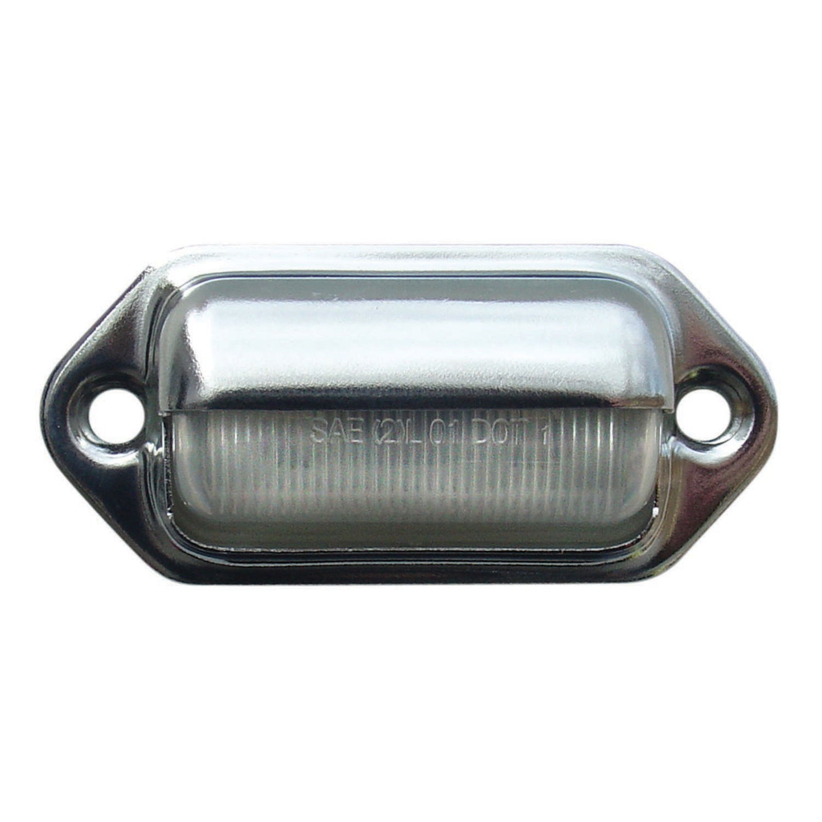 Optronics LPL31CS Led Mini Chrome License Retail