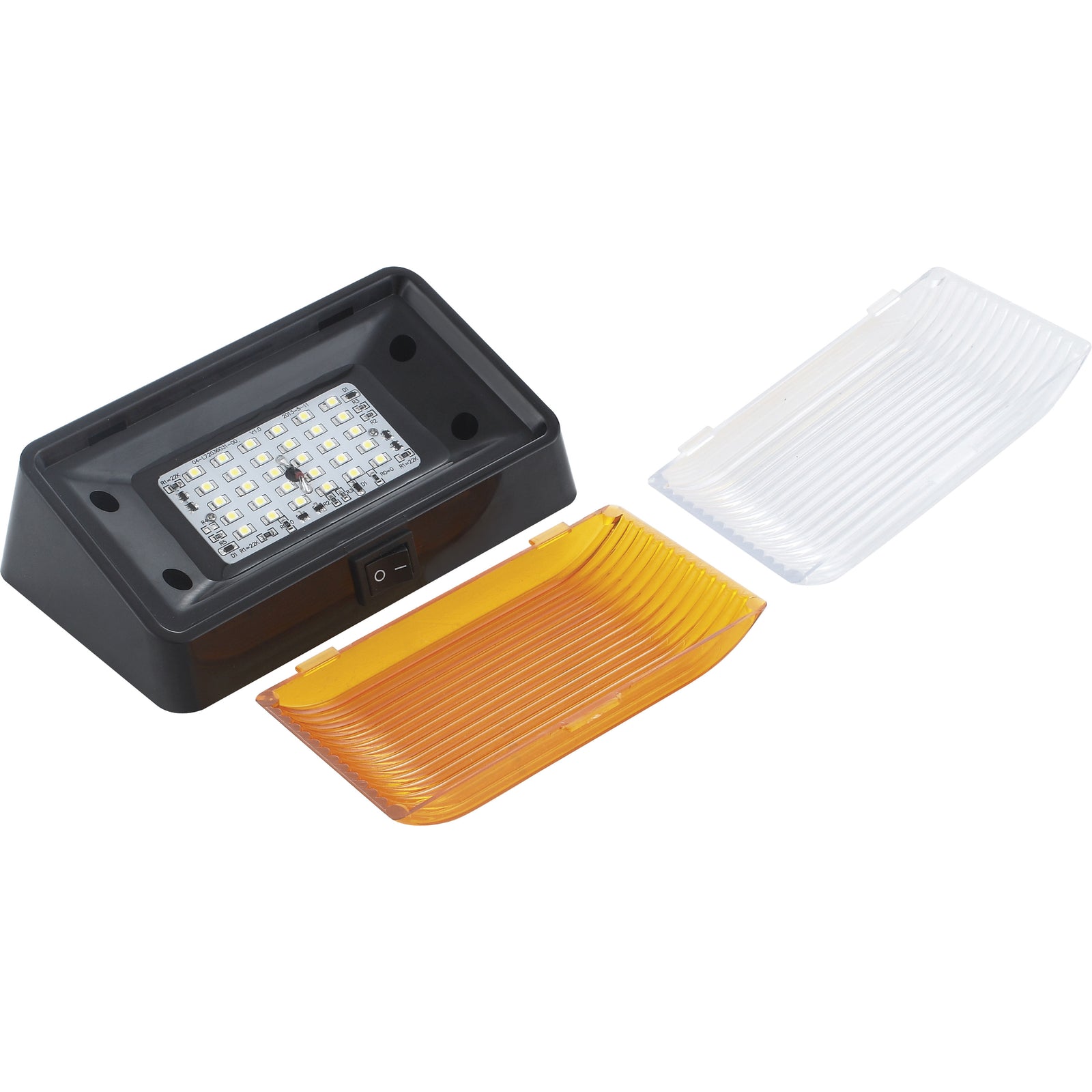 Ming's Mark 9090133 Green LongLife 12V LED Rectangular Porch Light with Switch - Black