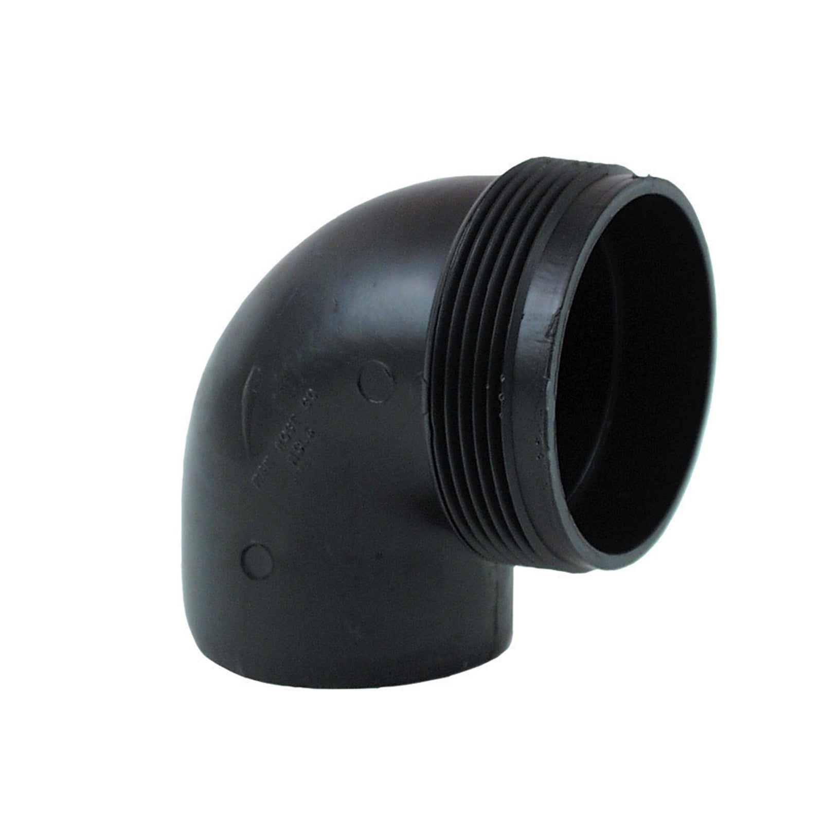 Valterra F02-2002 Close Elbow Sewer Inlet Fitting - 90°, 3" Hose x 3" MPT