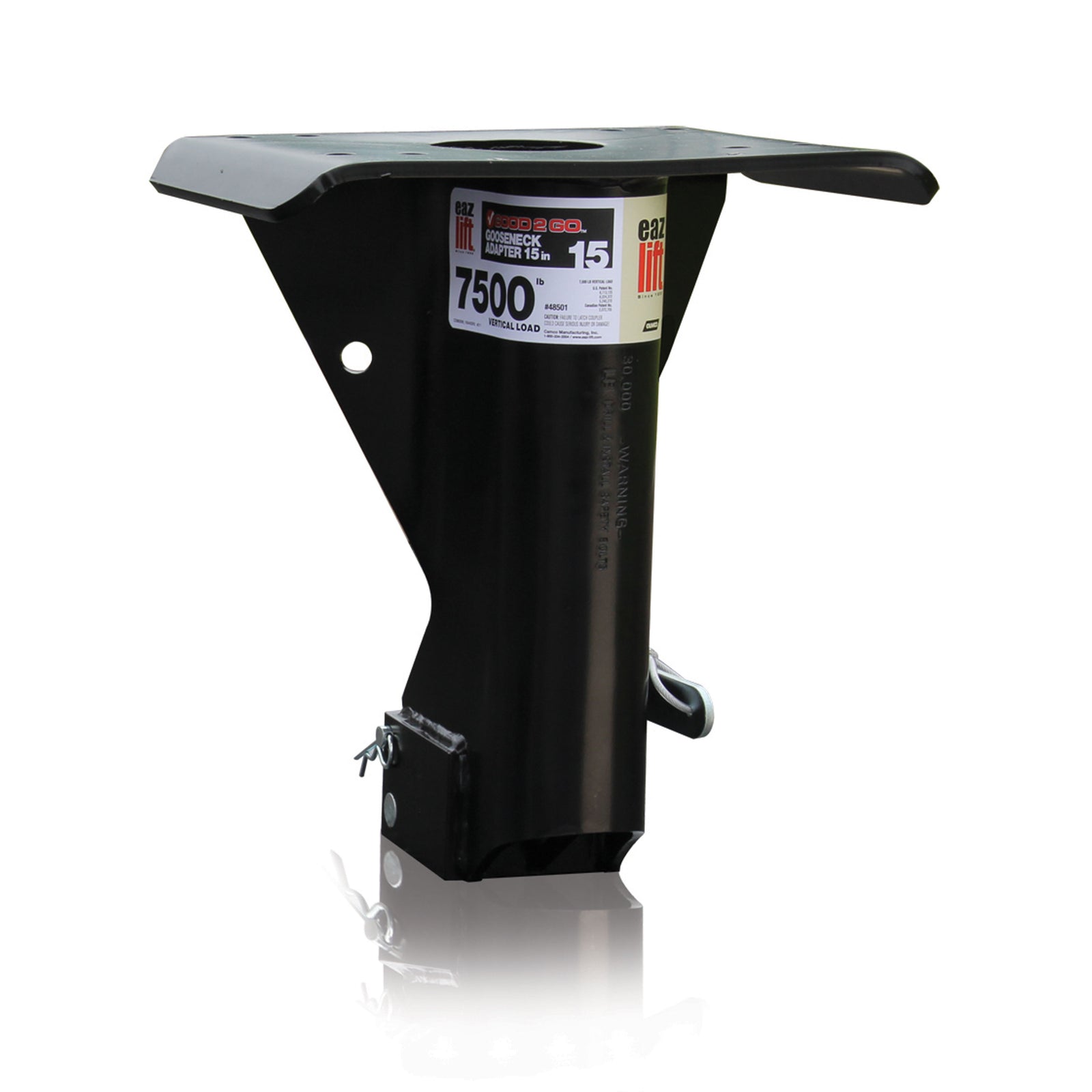 Camco 48501 Eaz-Lift Gooseneck Adapter - 15"