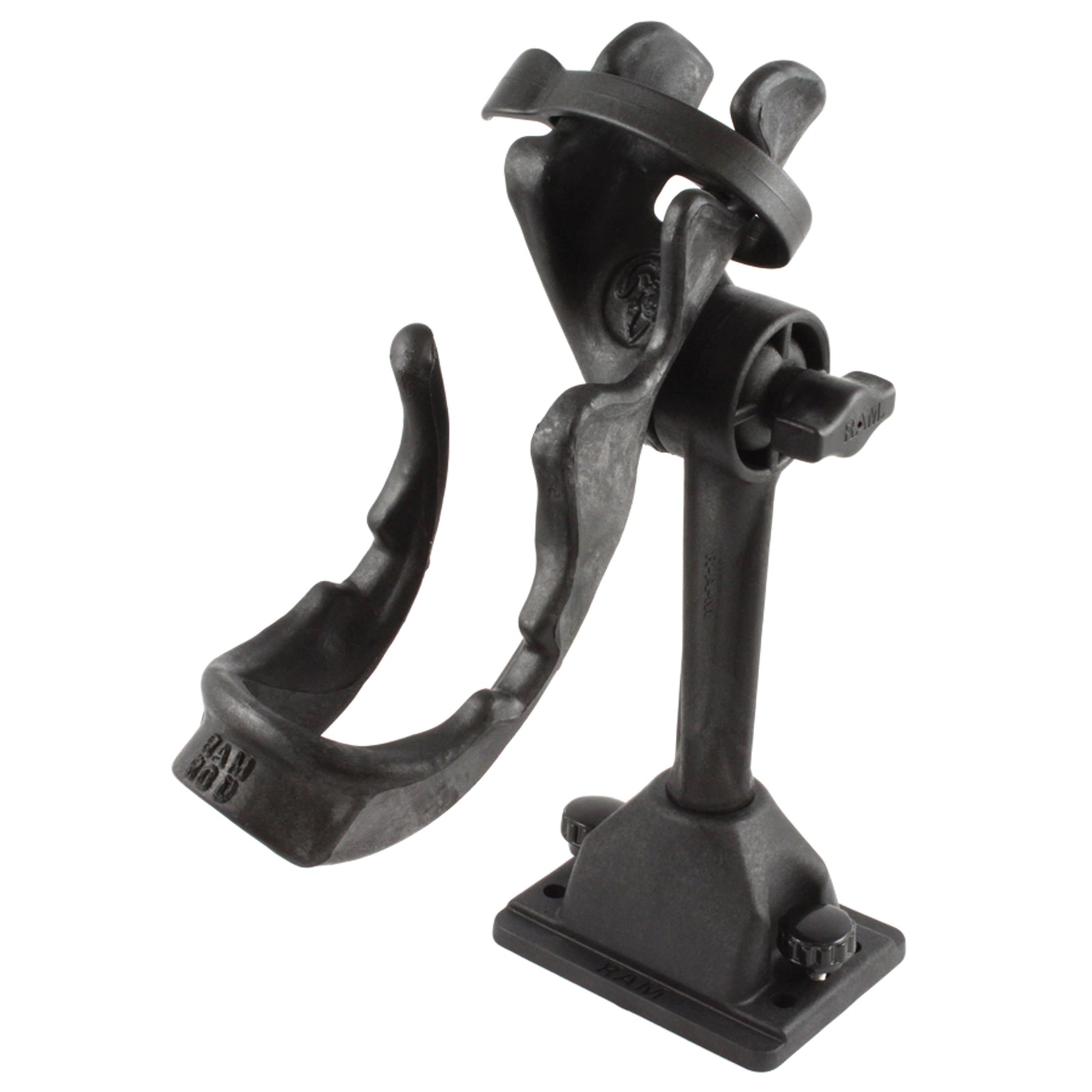 RAM RAM ROD 2000 Fishing Rod Holder with Deck Track Mounting Base