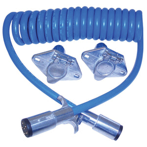 Blue Ox BX8862 6-Wire Coiled Electrical Cable Extension