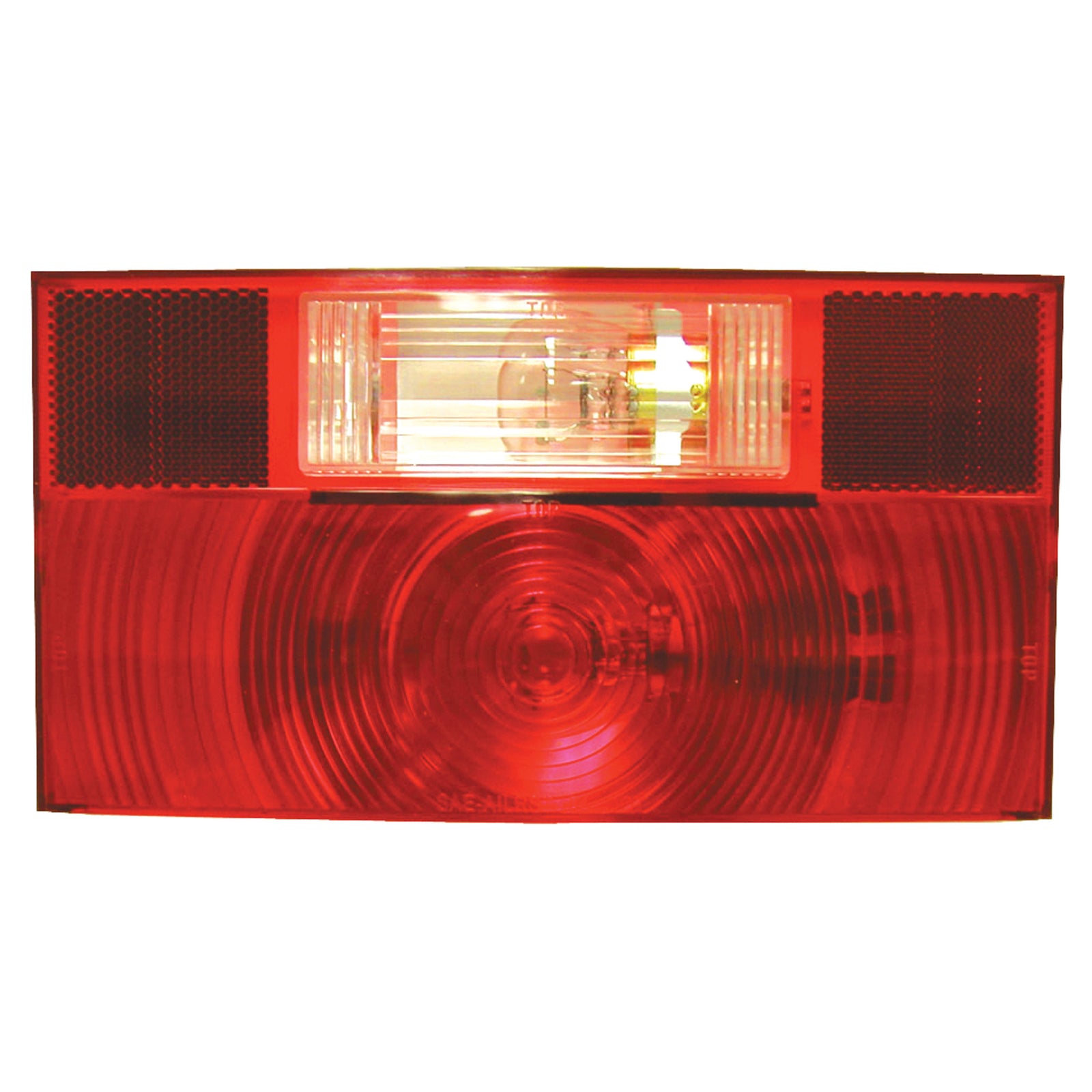 Peterson Manufacturing V25914-25 Stop, Turn, & Tail Light And License Light With Reflex - Replacement Lens For V25914-25