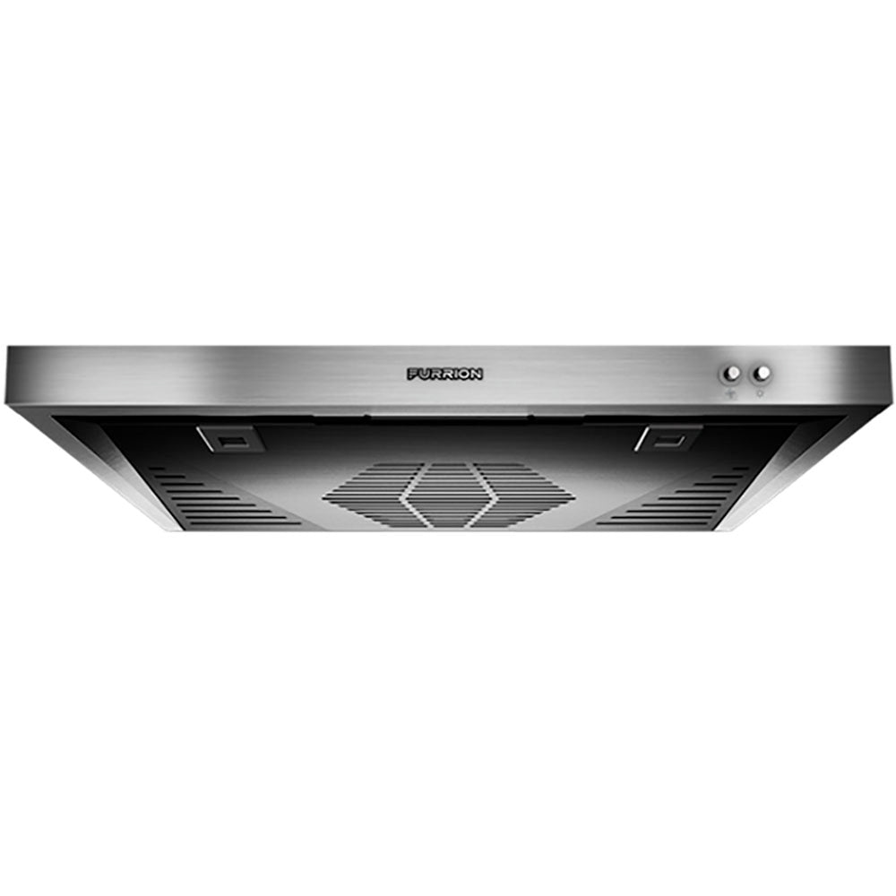 Lippert 732498 12V Ventless Range Hood with Charcoal Filter - Stainless Steel
