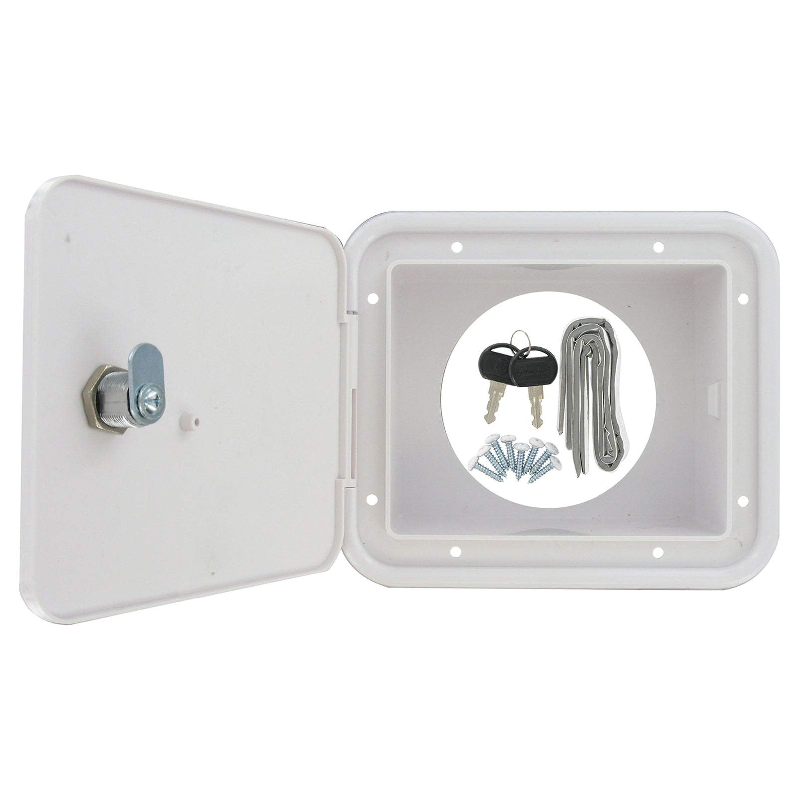 Valterra D04-0471VP Sewer Hose Hatch - White