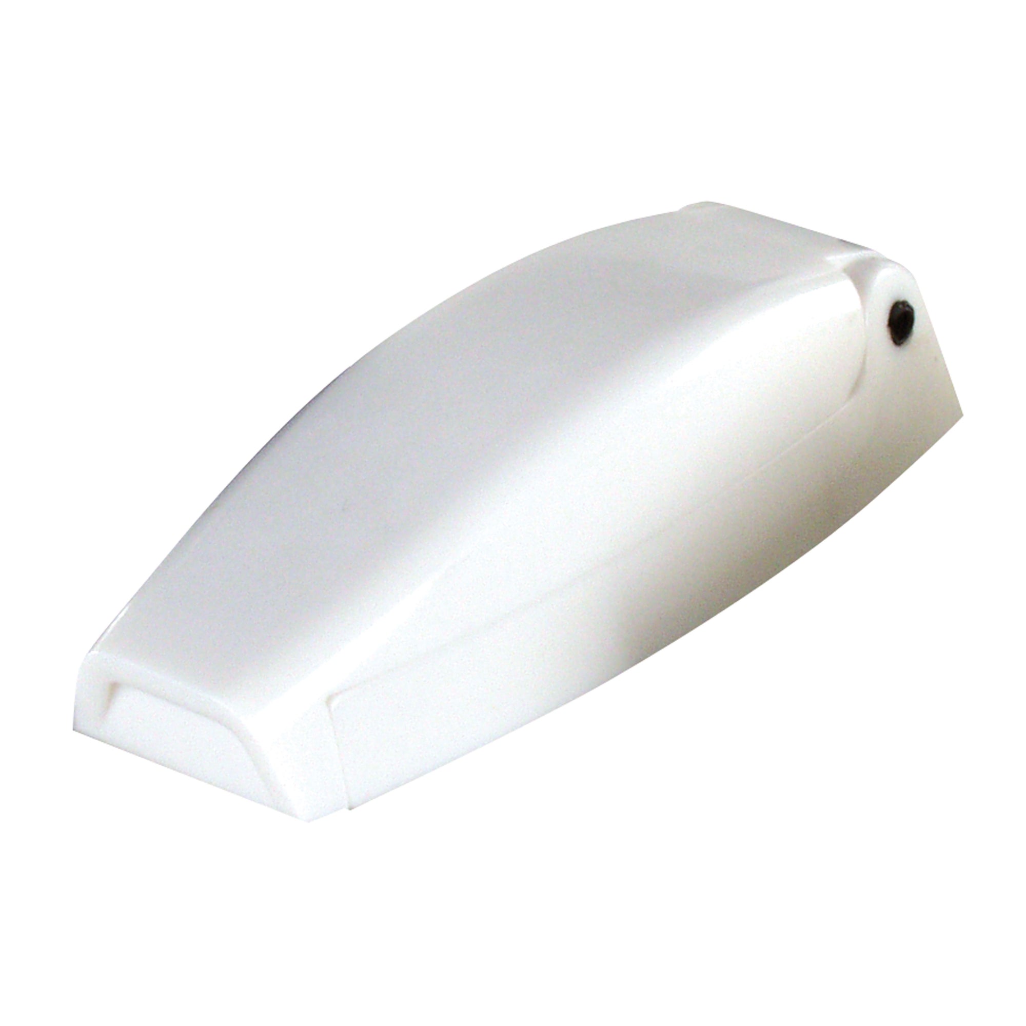 JR Products 10234 Baggage Door Catch - White, Pack of 2