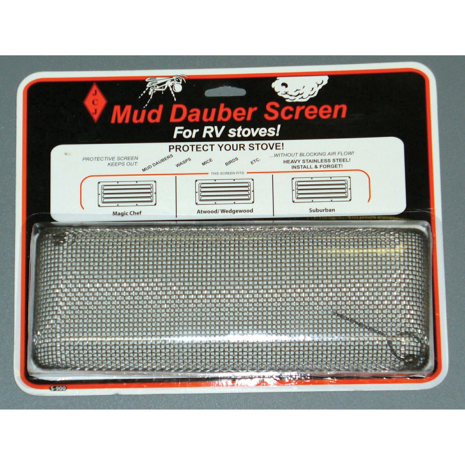 JCJ Enterprises S-900 RV Gas Range Mud Dauber Screens for Magic Chef and Atwood