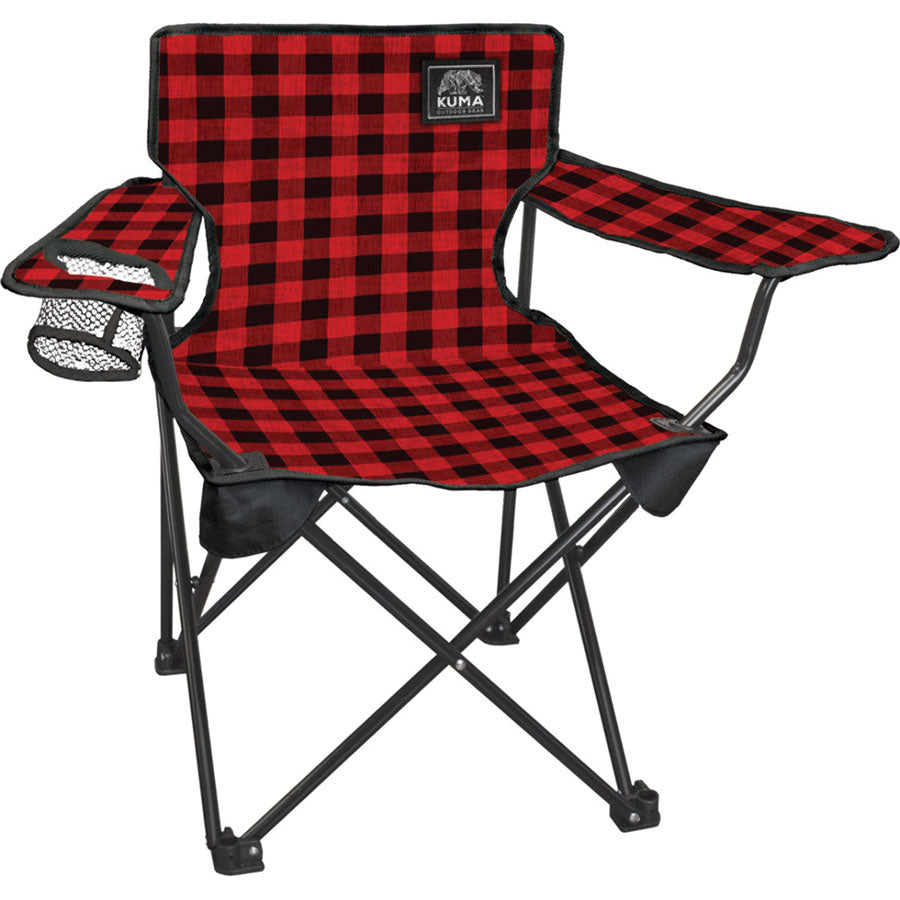 KUMA KM-CUCH-RB Cub Junior Chair - Red Plaid