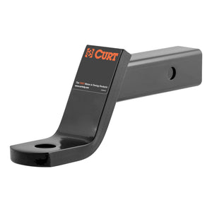 CURT 45030 Class 3 Trailer Hitch Ball Mount for 2" Receiver - 7,500 lbs., 2" Drop, 3/4" Rise, 7-1/2" Length