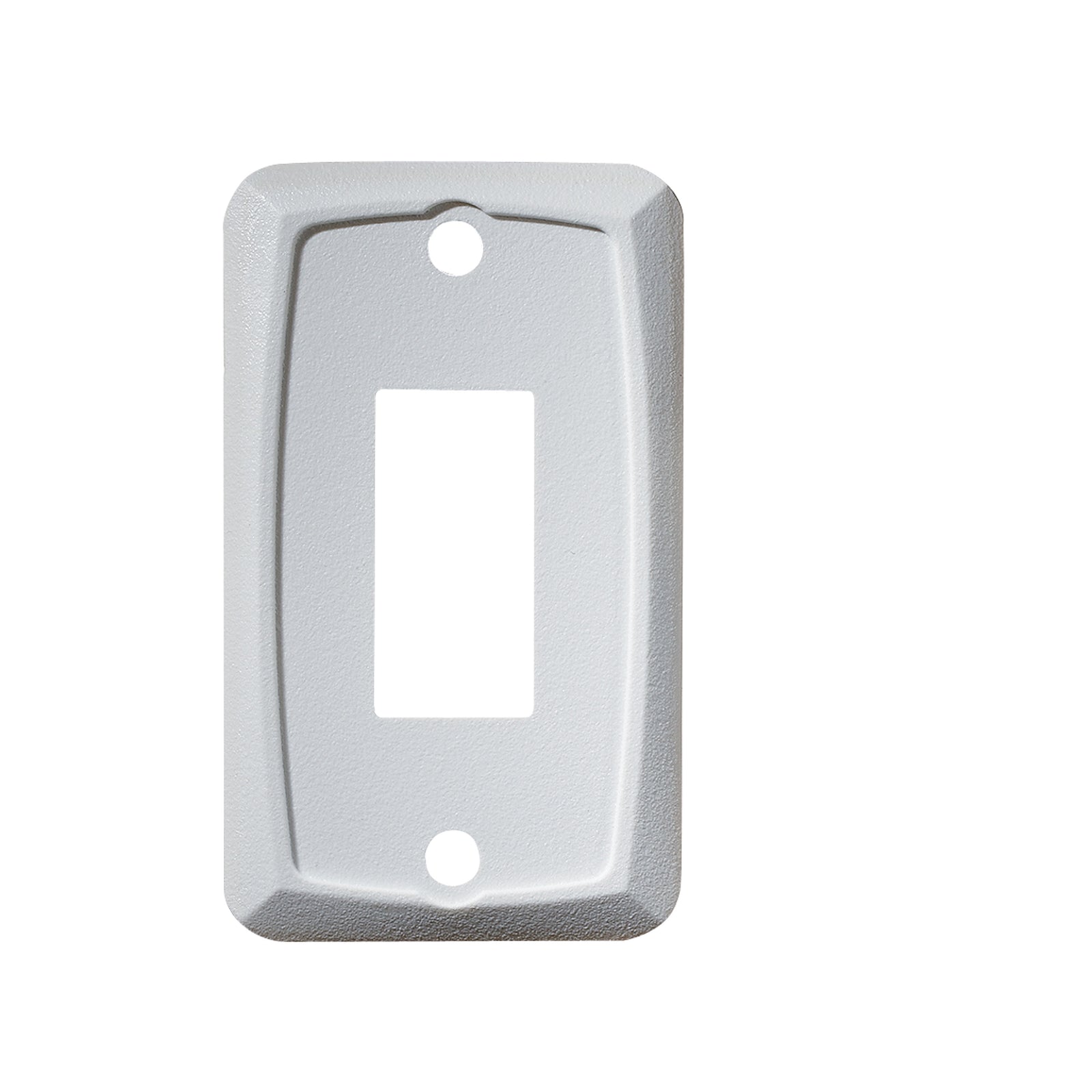 RV Designer S381 DC Rocker Switch 10 Amp Mounting Plates - White, Single