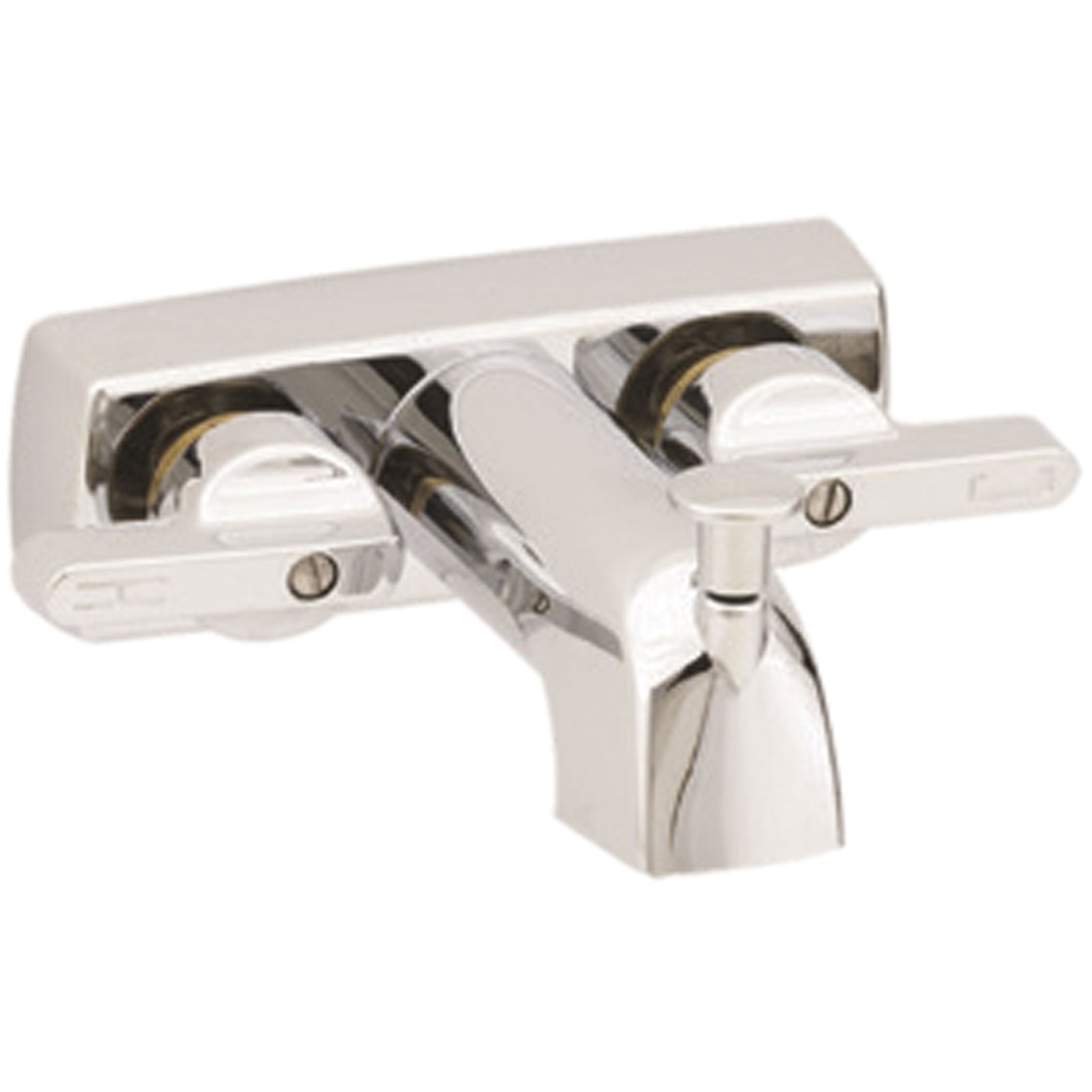 Empire Faucets 380 3-3/8" Metallic Tub/Shower Diverter with Lever Handles & Brass Stem - Chrome