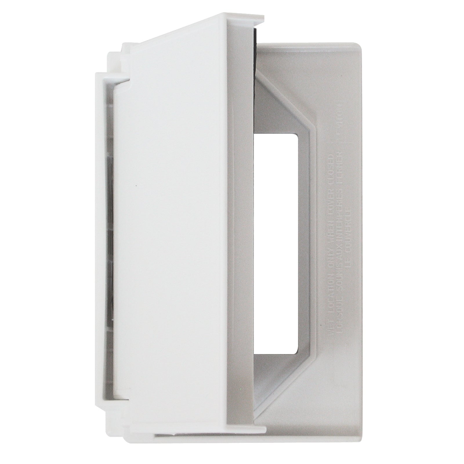 Diamond Group by Valterra DG52516VP Weatherproof Decor Receptacle Cover - White