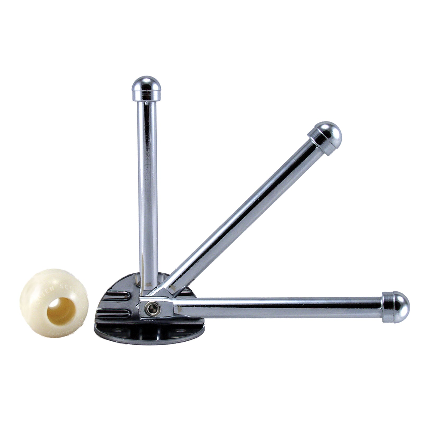 JR Products 10645 Pivoting 180° Door Holder - 3-1/2"