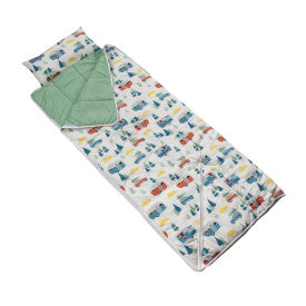 Lippert 2022107838 Thomas Payne Kids Sleeping Bag with Pillow - Campsite Print