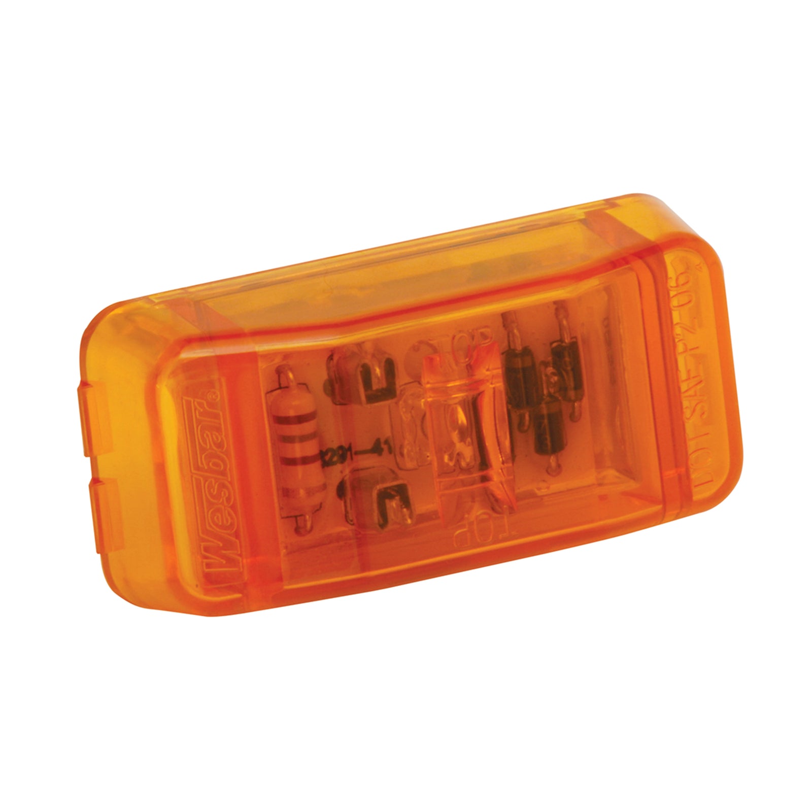 Wesbar 47-203667 Waterproof Led Clearance/Side Marker Light - Amber