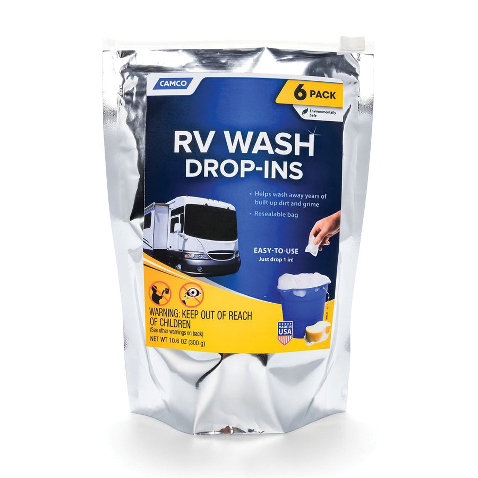 Camco 41580 Rv Wash Pods - 6/Bag
