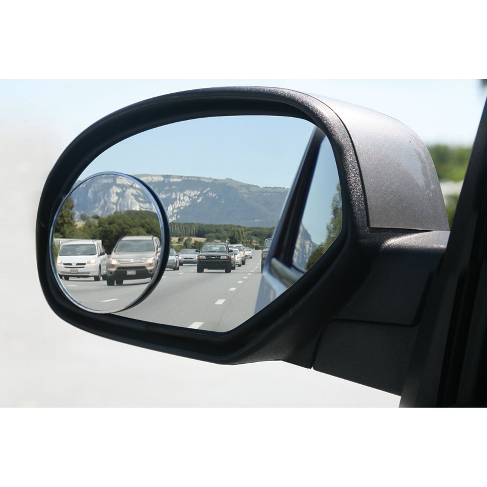 Camco 25613 Blind Spot Mirror - Convex, 3.75"