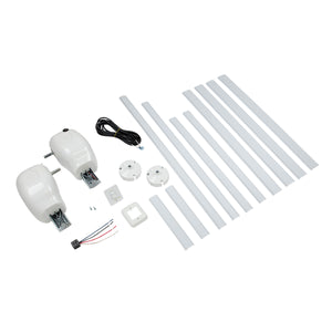 Lippert 329250 Manual to Power Conversion Kit for Solera Awnings - White