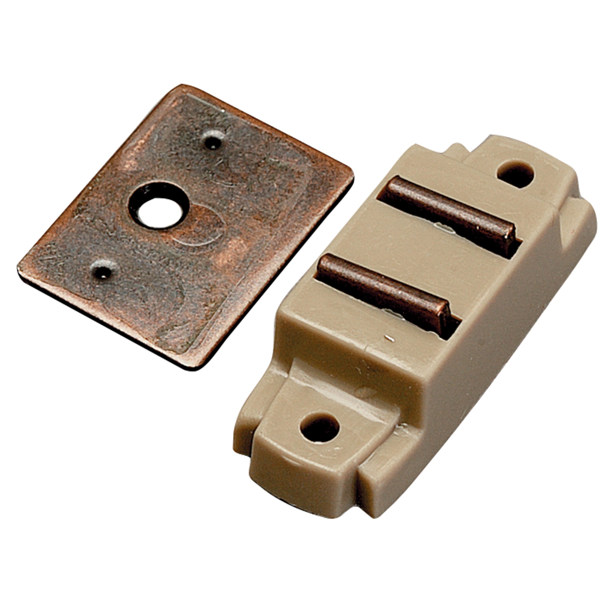 AP Products 013-013 Concealed Magnetic Catch with Flat Strike - 1 Pair