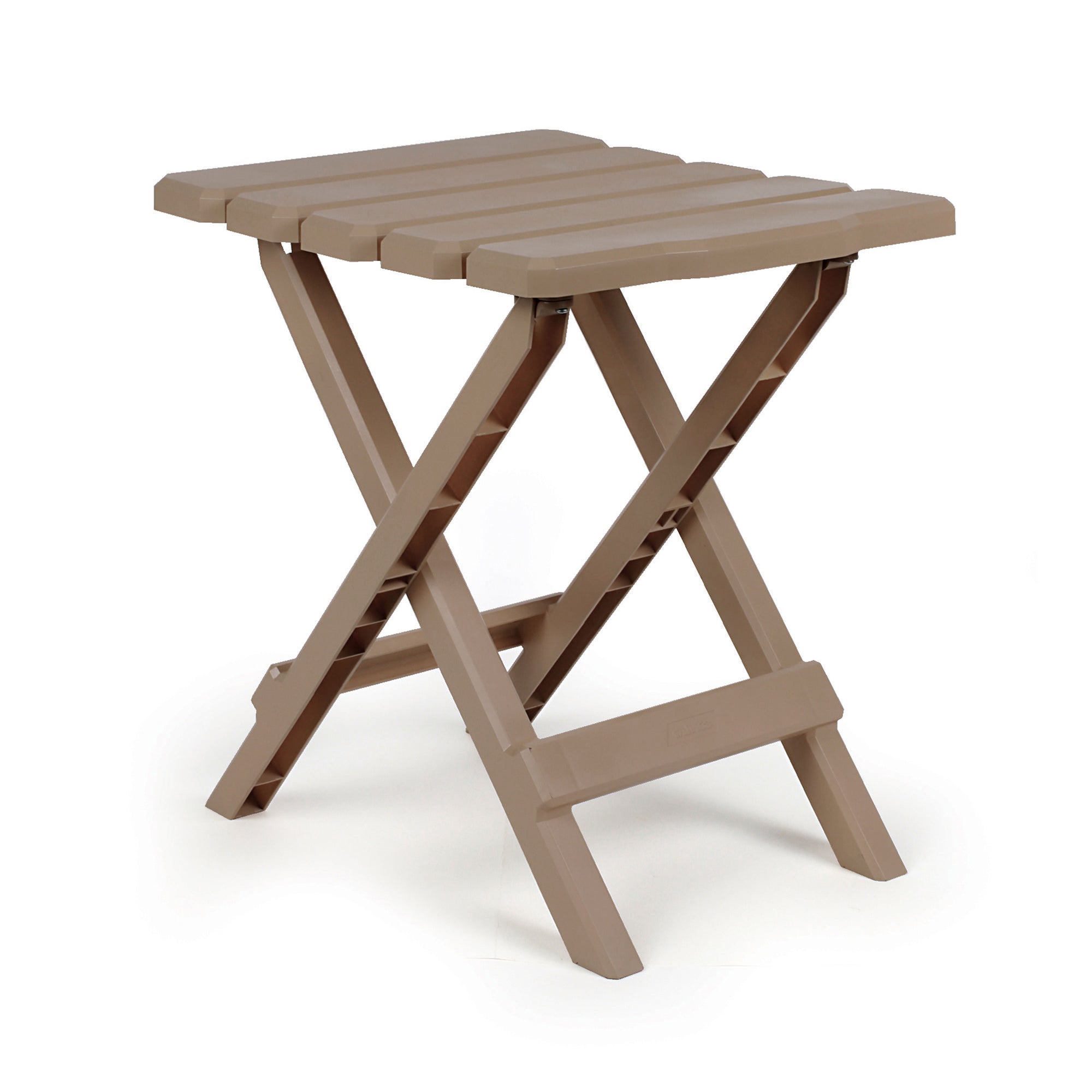 Camco 51883 Small Adirondack Folding Table - Champagne