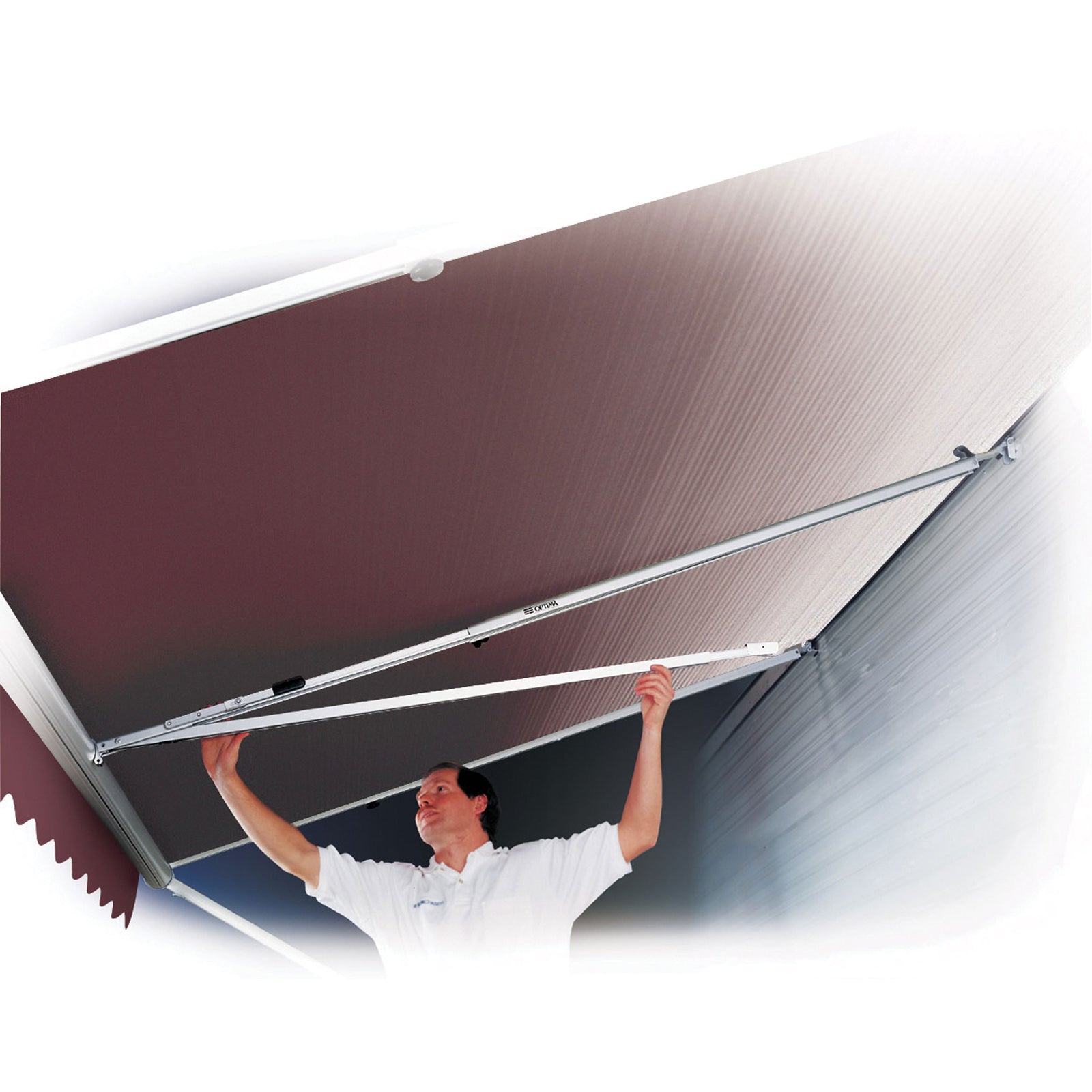 Dometic 930039.000 Optima Tension Rafter System - Satin